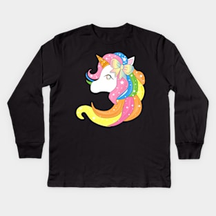 Rainbow Beauty Kids Long Sleeve T-Shirt